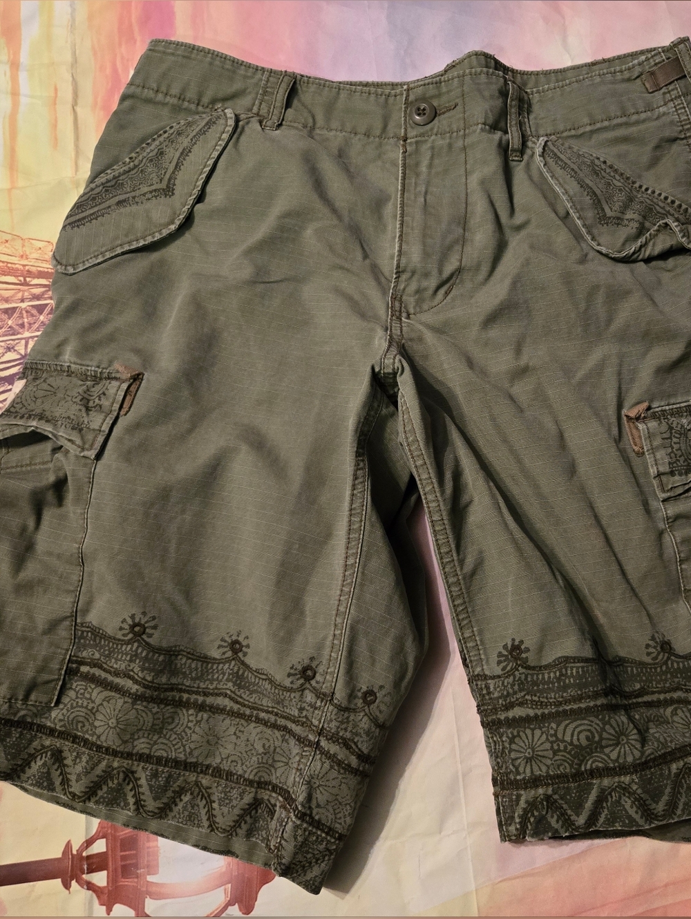 Denim& Supply Military Cargo Shorts